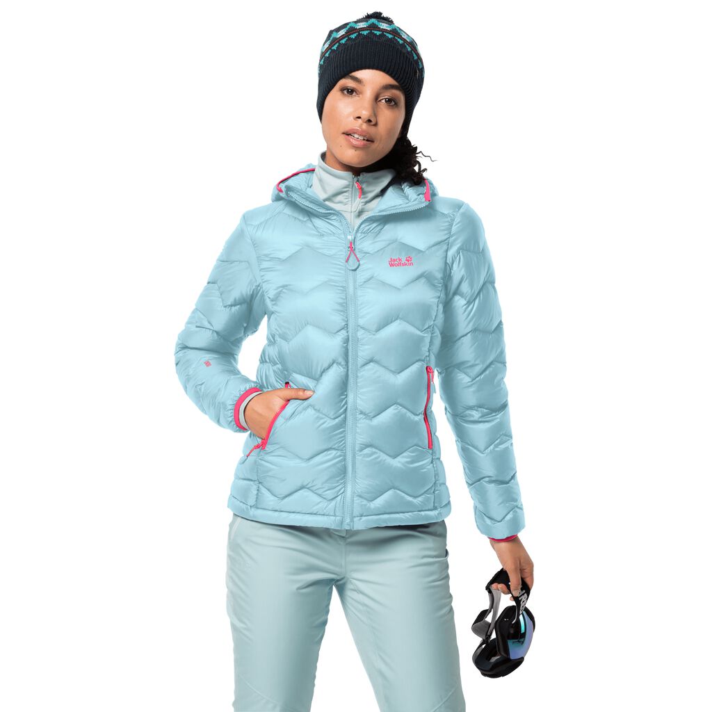 Jack Wolfskin ARGO PEAK Vestes Femme Bleu - UIXQEKR-05